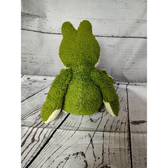 Animal Adventure Green And White Cream Frog 14 Inch Plush Stuffed Animal - Picture 4 of 6